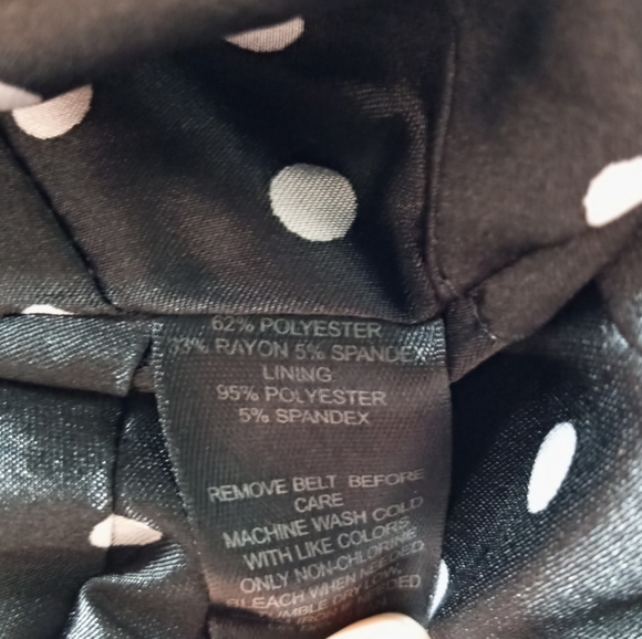 WHBM Knee Length Sleeveless Black Evening Dress Women's Size 8 - Picture 8 of 8